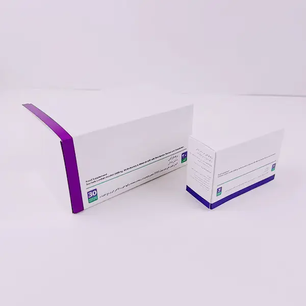 Boîtes en papier pour suppléments Boîtes en papier pour suppléments