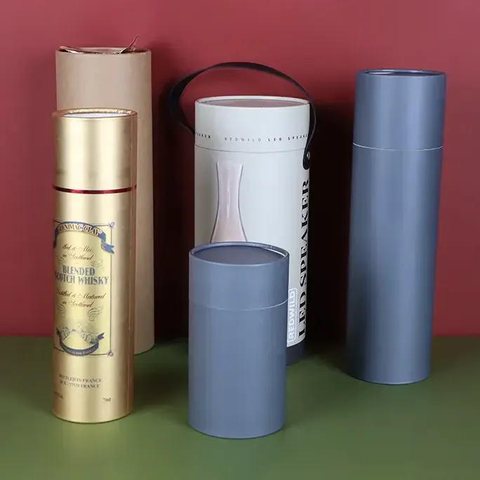 Boîtes en papier tube